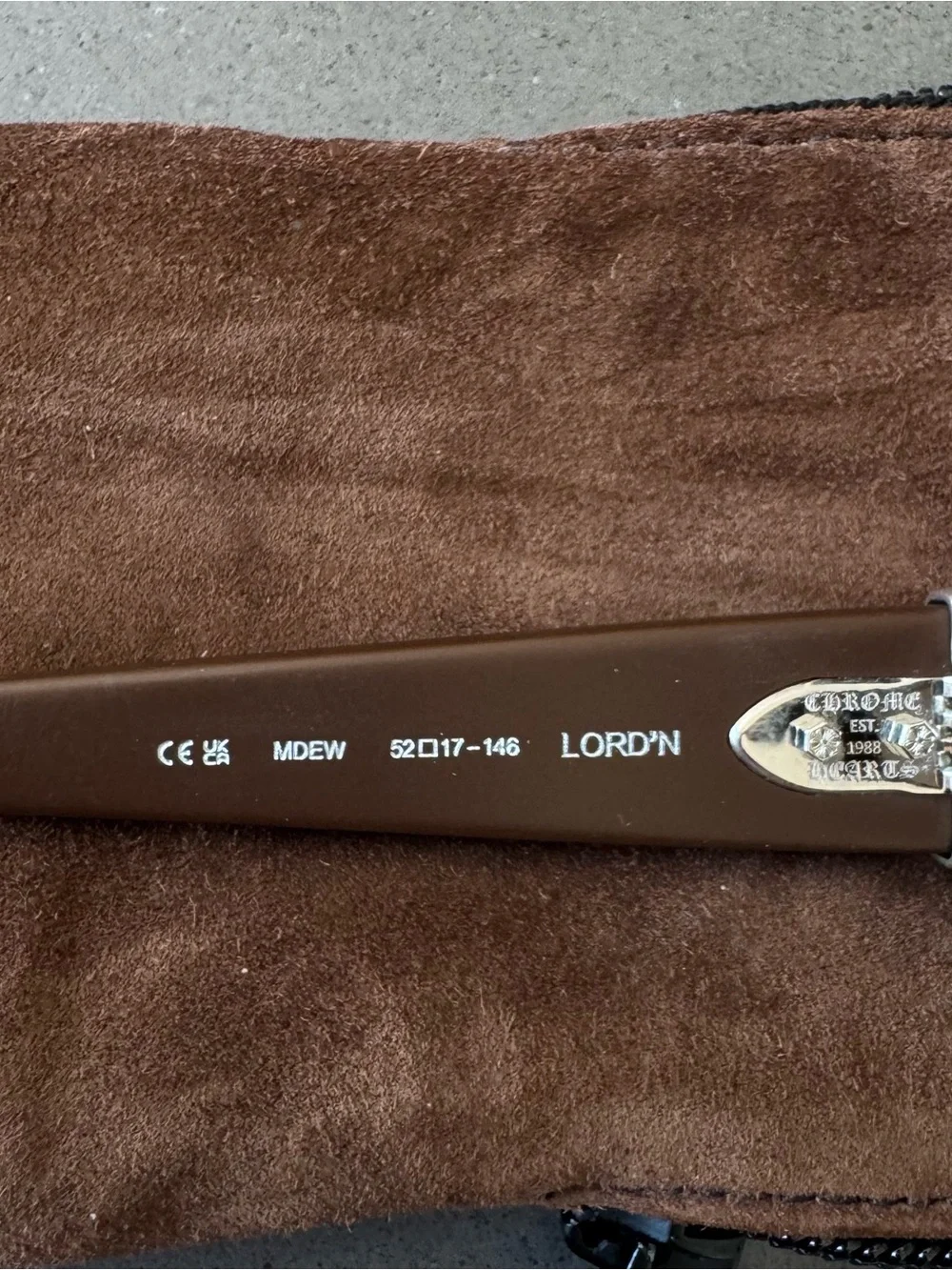Chrome Hearts Brown Lord’n Sunglasses